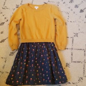 GYMBOREE mustard yellow sweater dress